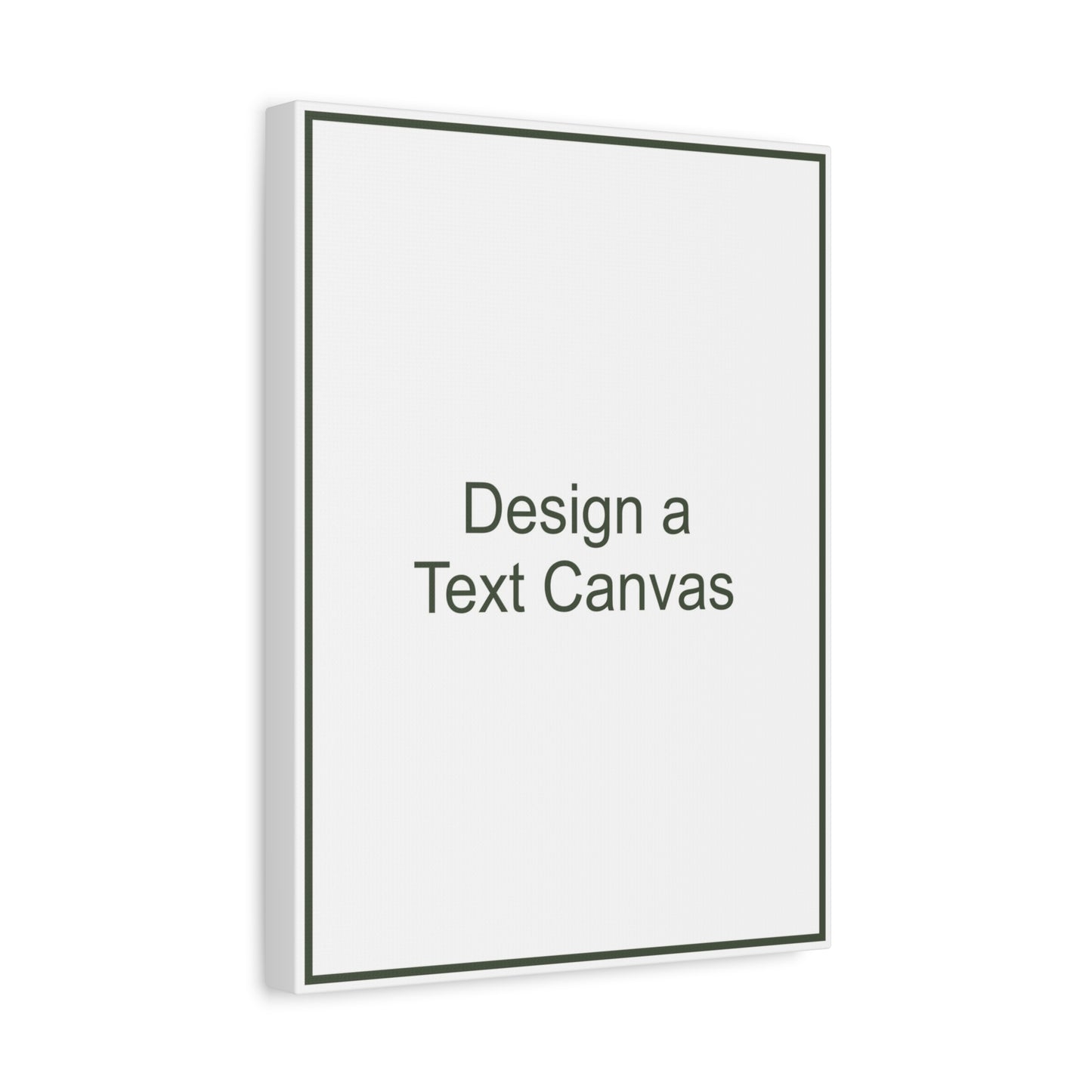 Portrait Text Canvas