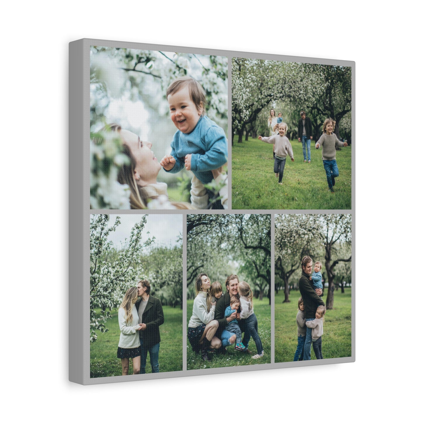 5 Photo Collage Canvas