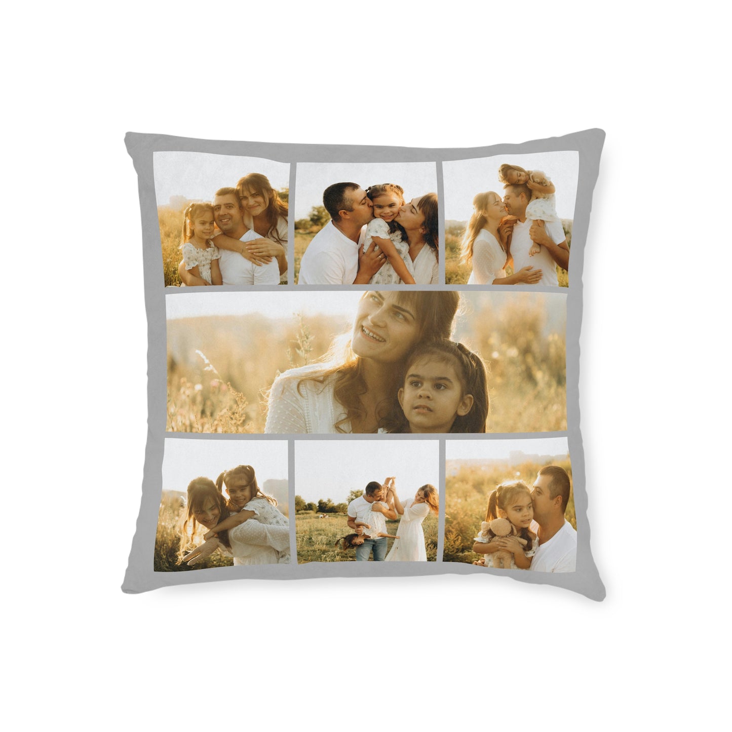 7 Photo Collage Cushion