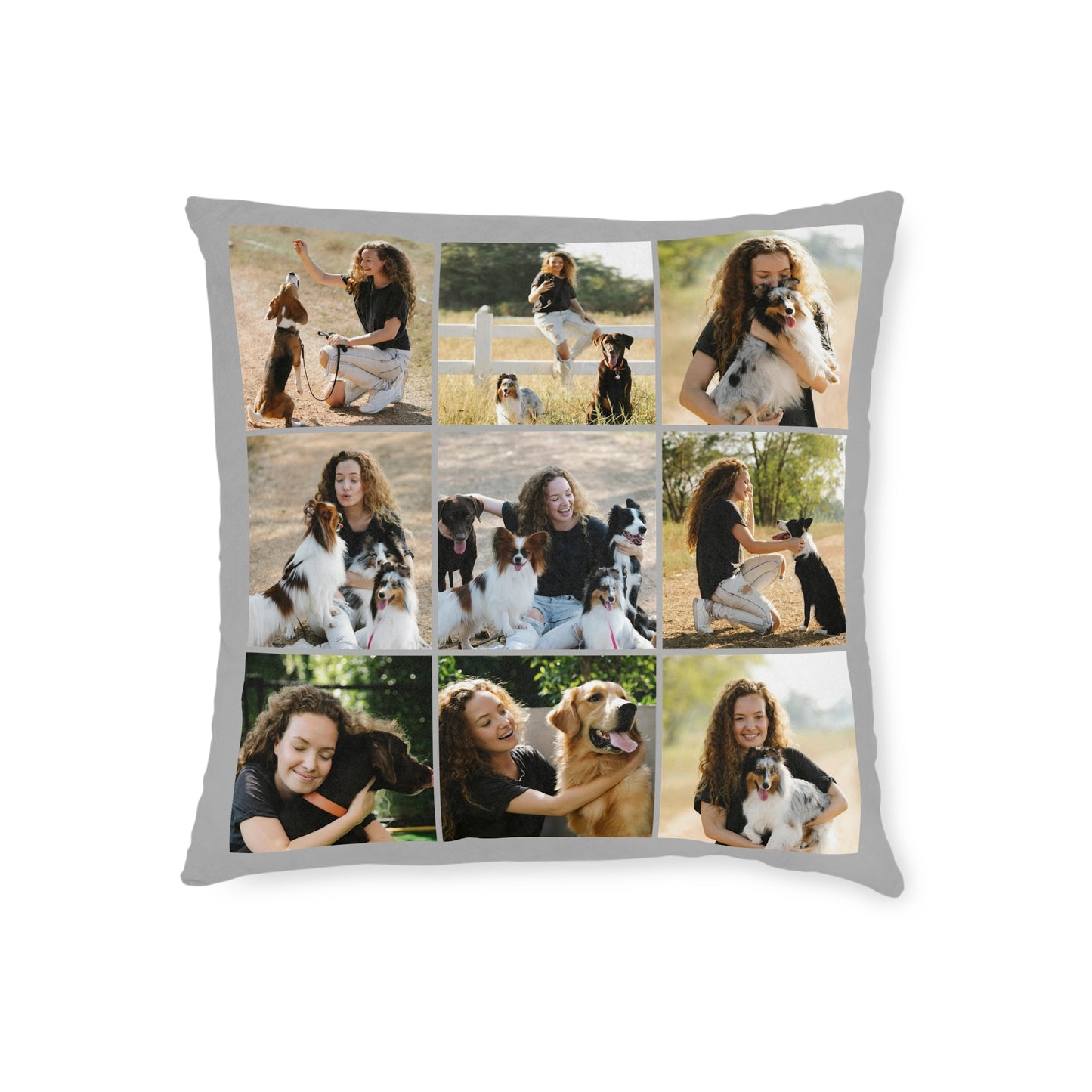 9 Photo Collage Cushion
