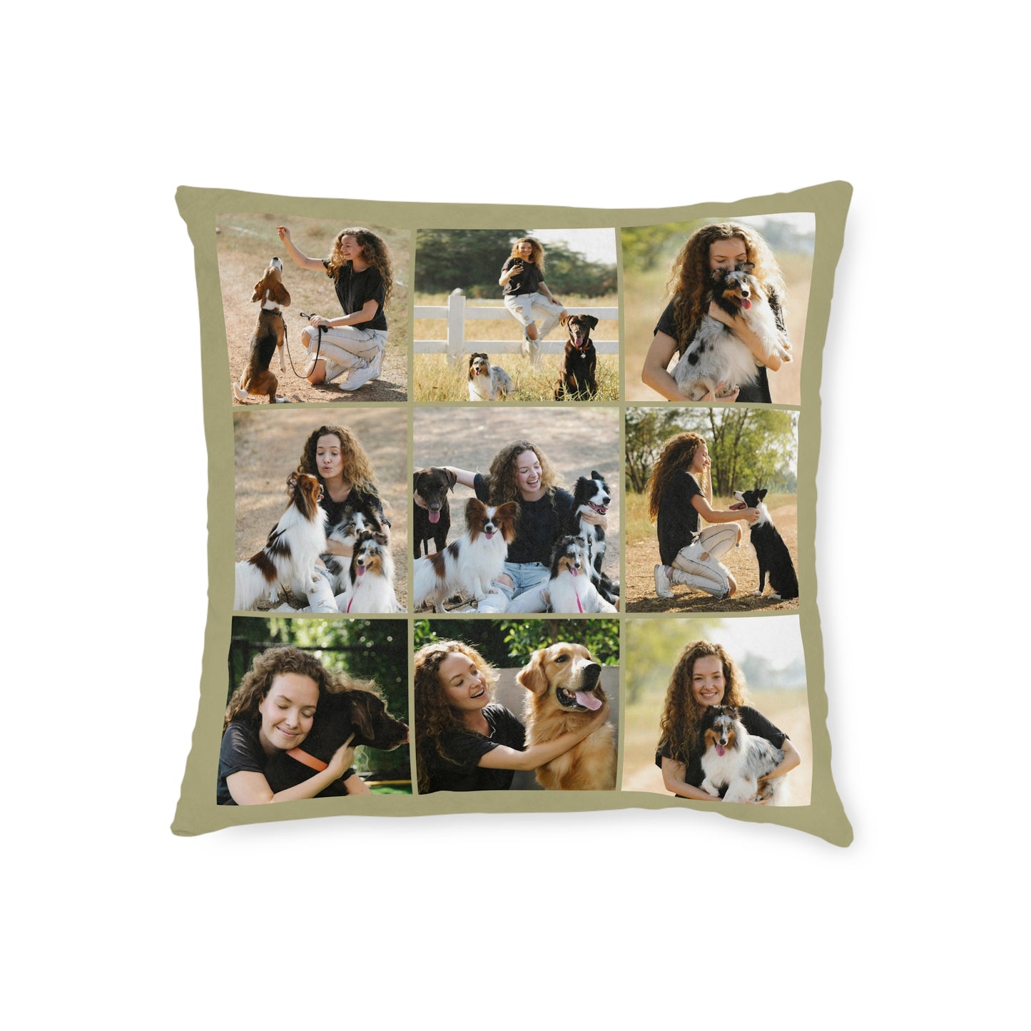 9 Photo Collage Cushion