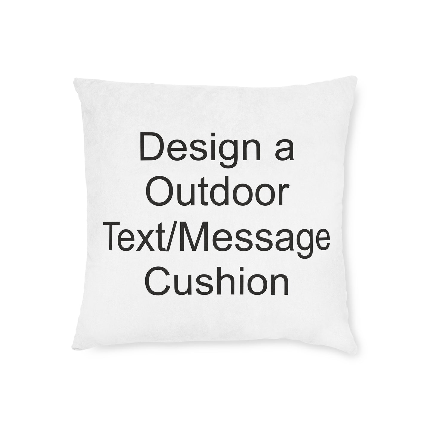 Outdoor Cushion Add Text