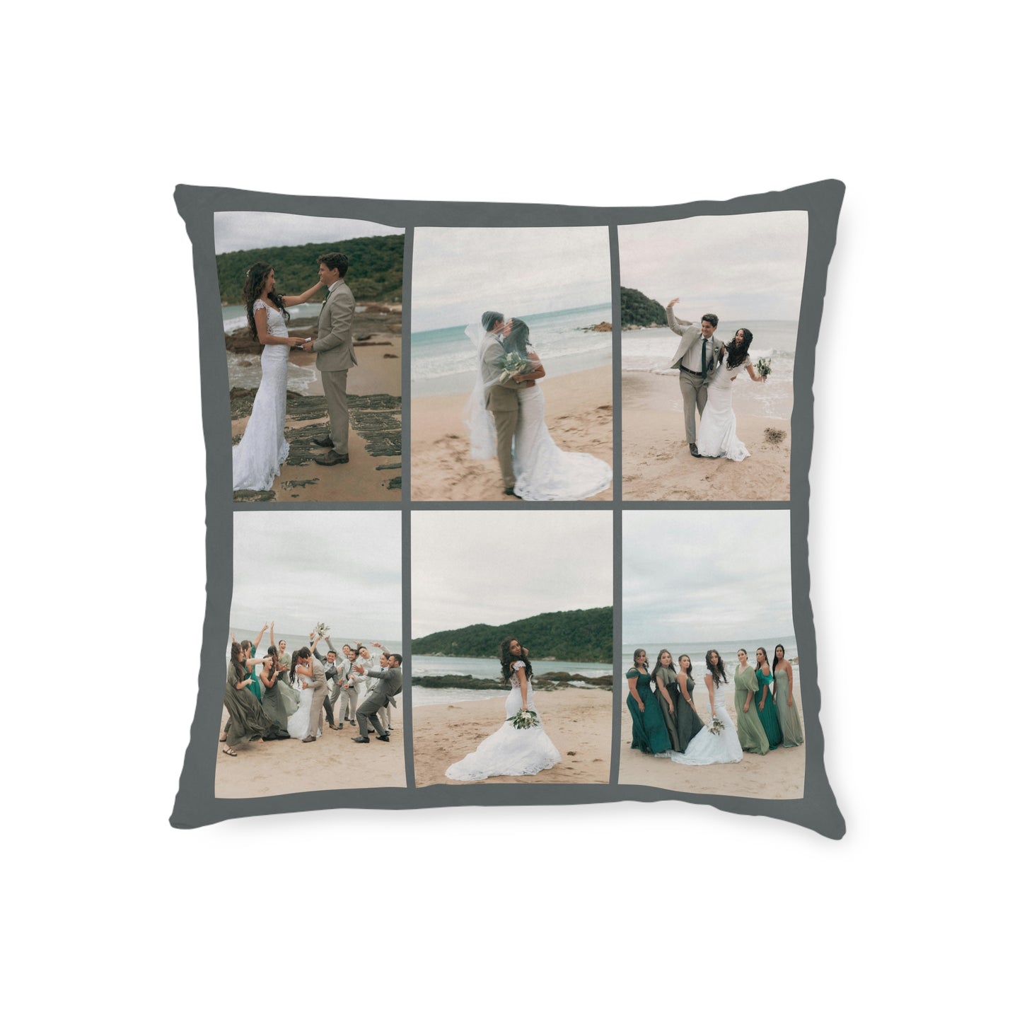 6 Photo Collage Cushion