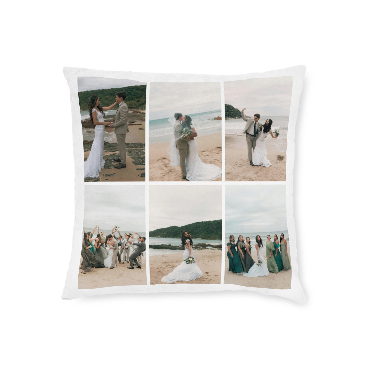 6 Photo Collage Cushion
